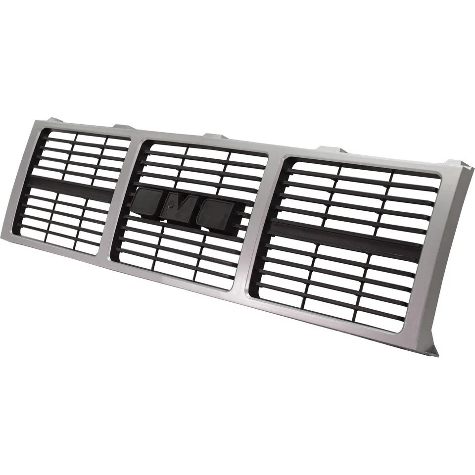 87-88 R/V Pickup Dual Lamp Front Grille Silver Gray For85 86 87 88 GMC C/K Jimmy Foto 4 de 4