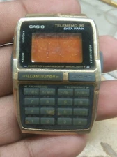 USED CASIO (1253) DBC-300   DATA BANK DIGITAL WATCH FOR PARTS & REPAIRS