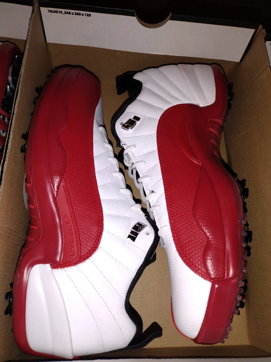 Air Jordan 12 Low Golf Varsity Rouge Red White DH4120-161 Shoes Mens 9.5 Nike