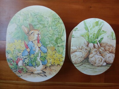 Beatrix Potter Peter Rabbit Pottery Barn Kids Nesting Trinket Box Gift Nursery