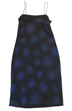 Women's Blue Vintage Sequin Dress By Knockout Size Medium Made in Australia