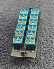 FB-FP-SH-120006: FAP 12 PORT ADAPTER, FACEPLATE BLUE FITS FAP WITH 12 LC