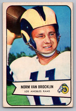 Click to enlarge Norm Van Brocklin