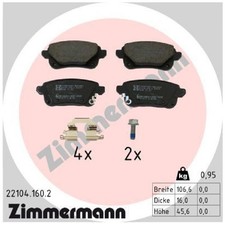 Satz Bremsbeläge Bremsklötze hinten für Nissan Juke F16 | 23833877