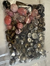9 Ounces Plastic Beads Mixed Bag of Colors Sizes for Jewelry Crafting