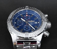 BREITLING A13370 SUPER AVENGER BLUE DIAL WATCH 48 MM (PAPER & MINT & ORIGINAL) 16