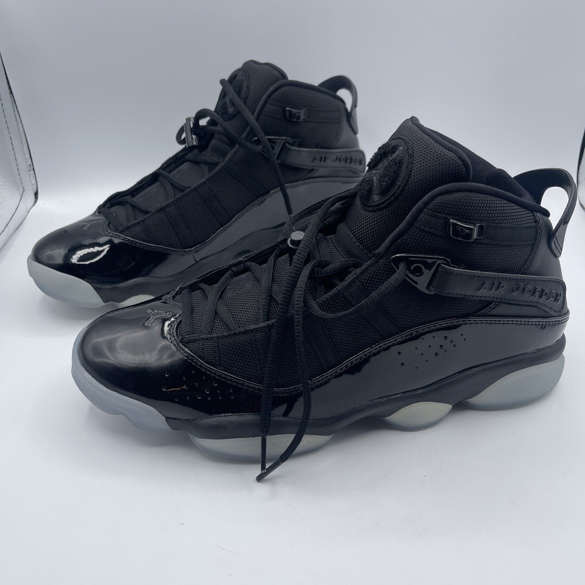 Jordan 6 Rings Black Ice Men's Athletic Sneaker 322992-011 US Size