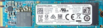 Kioxia XG6 256GB Interne SSD M.2 NVMe PCIe Opal PSID (KXG6AZNV256G)