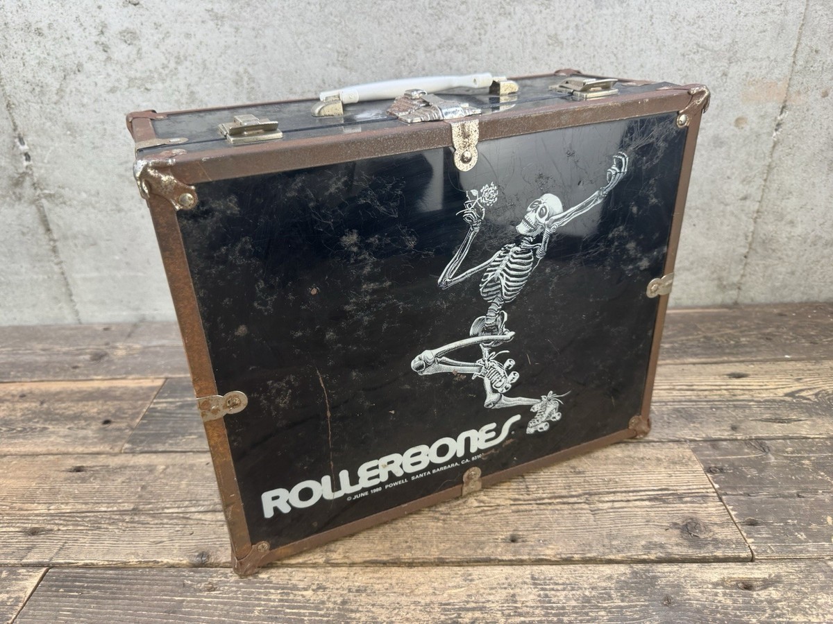 powell peralta Rollerbones Roller Skate Box Carrier Case Vintage