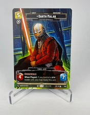 Darth Malak (1068) - Star Wars Unlimited LOF - [PRESTIGE][LEGENDARY]