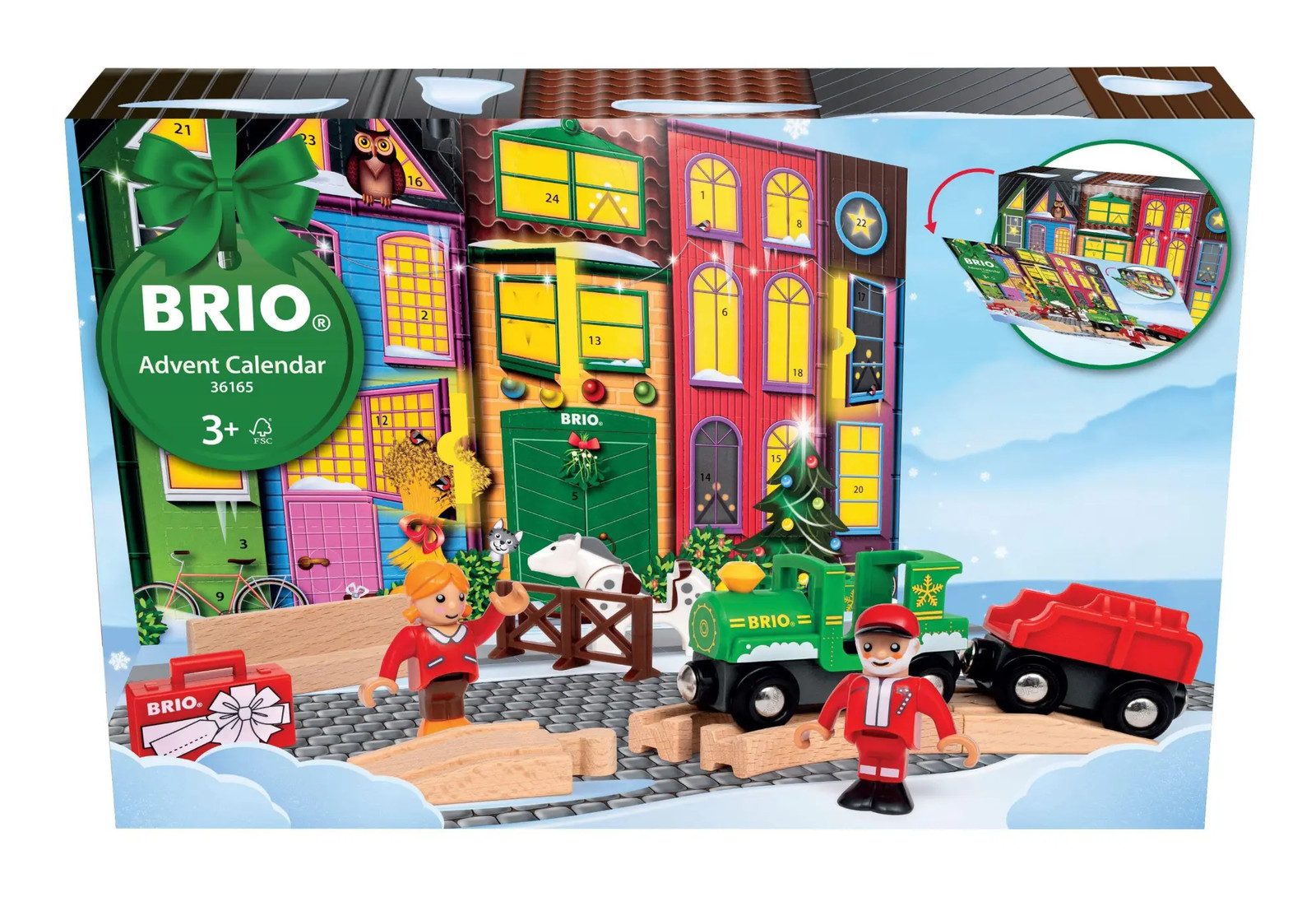 BRIO World - 36165 Adventskalender Weihnachtshaus Kalender für Mädchen und... - Bild 5