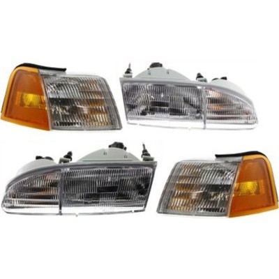 Corner Parking Light Kit For 1994-1995 Ford Thunderbird Mounts Beside Headlight