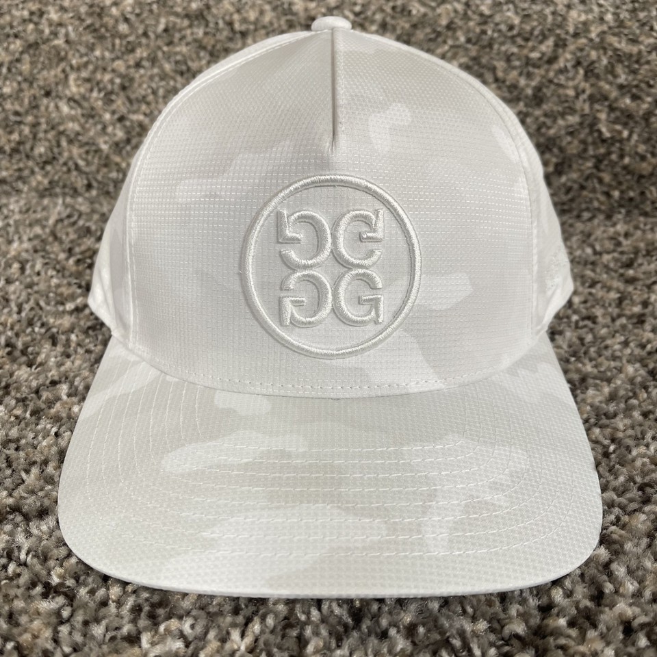 G-Fore White Gray Camo Snapback Golf Hat Cap Adjustable OSFA New | eBay
