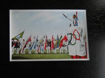 Olympia 1936 -Hier Frankreich Paris 1924 Geo Andre schwört olympic Eid #95