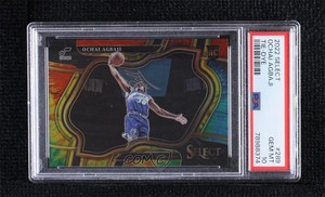 2022-23 Select Courtside Tie-Dye Prizm /25 Ochai Agbaji PSA 10 GEM MT Rookie RC