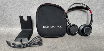 Plantronics Focus Headset mit Ladeständer ANC Bluetooth Kopfhörer #Z1