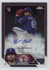 2023 Topps Chrome Update Auto Grant Anderson #AC-GAN Auto 12dh