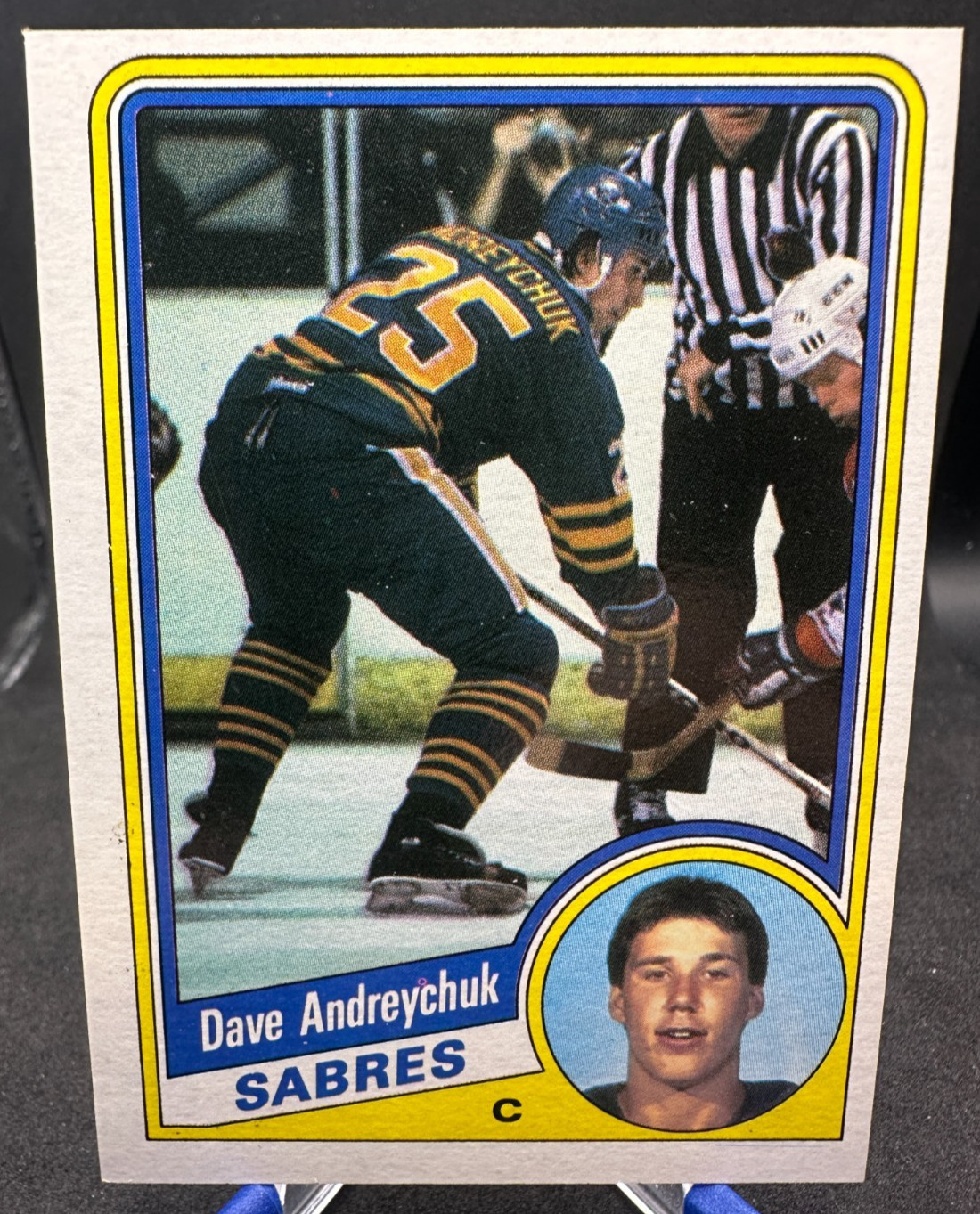 1984-85 Topps #13 Dave Andreychuk Rookie Card RC Sabres