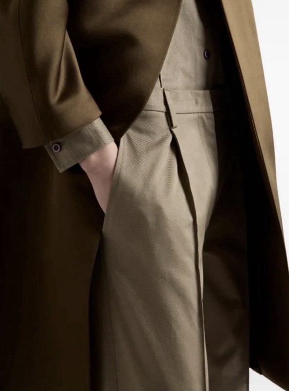 Prada Women's Tan Khaki Chino Pants (Size: 38 ) Made in Italy New Retail $1720.