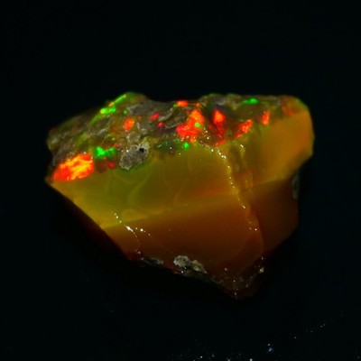 Ethiopian Oil Opal Specimen  47.85 cts Natural Rough Gemstone - Fire Opal Roug
