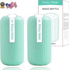 2 Pcs Krazy Klean Toilet Cleaner Pro Toilet Cleaner Leaving Toilet Looking Fresh