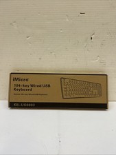 IMICRO 104-KEY WIRED USB ENGLISH KEYBOARD KB-US0803 - BLACK