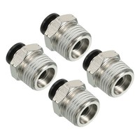 "6Mm X 3/8\"NPT Gewinde Push-To-Connect-Fittings,4Er Pack Gerade"