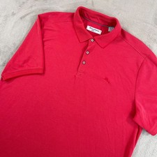 Tommy Bahama Diamond Dunes Polo Shirt Men XL Berry IslandZone Golf SS NWOT 110