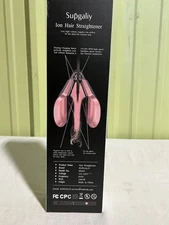 Supgaliy Ion Silver Corded Electric High Speed Airflow Hair Straightener Gold