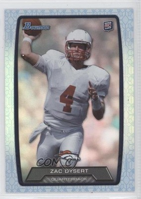 2013 Bowman Prism 34/99 Zac Dysert #214 Rookie RC 1s7