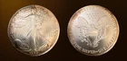 (1) Image of Front & Back- 1989 American Silver Eagle 1 Troy Oz .999 Fine Silver