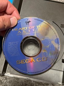 Heart of the Alien (Sega CD, 1994) Complete Registration Card Manual Disc CIB