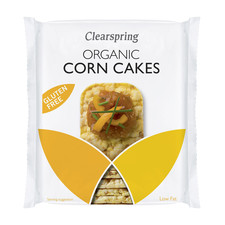 Clearspring Organic Corn Cakes 130g Gluten Free