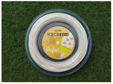 Perfect Ice Cream 200m 660ft 1.25mm Elastomer Tennis String Reel White