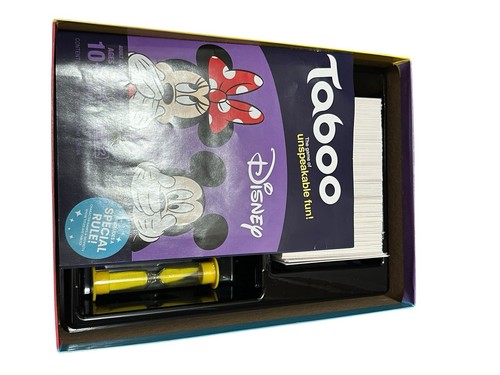 Taboo Disney Edition Party Board Game With BUZZER 100% Complete - Picture 6 of 11