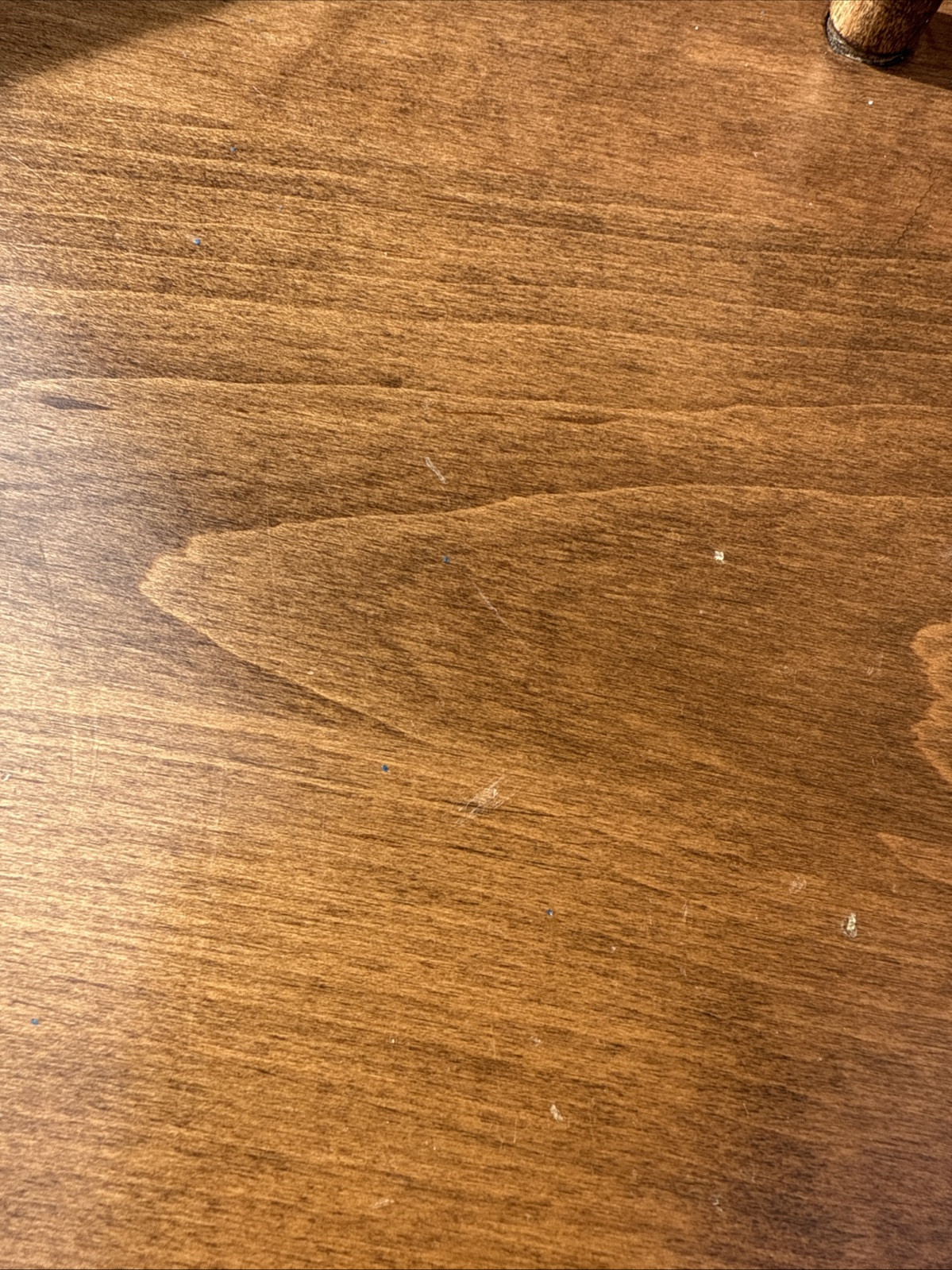 Mid Century Kidney Bean Walnut Spindle Back Vanity Chair Stool Bench Seat