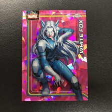Marketplace image: 2026 Topps Chrome Marvel Comics Sapphire White Fox Padparadscha 1/1