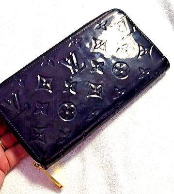 Louis Vuitton Vernis Leather Zippy Shiny Wallet | eBay