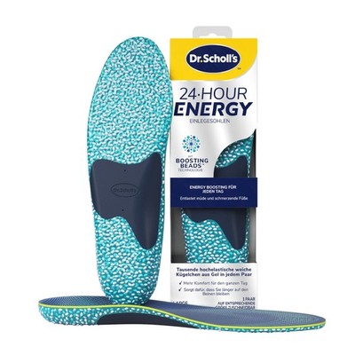Dr. Scholl s 24-Hour Energy Einlegesohlen -Gibt mit jedem EU 40-47.5, Blue 
