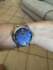 Maserati orologio uomo quadrante blu acciaio con scatola libretto