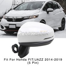 Passenger Side Door Mirror 5 Pin for Honda FIT Jazz GK5 14-19 Turn Signal Light