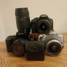 Canon EOS Rebel 3Camera Lot  Tamron 70-300mm Lens Filters READ