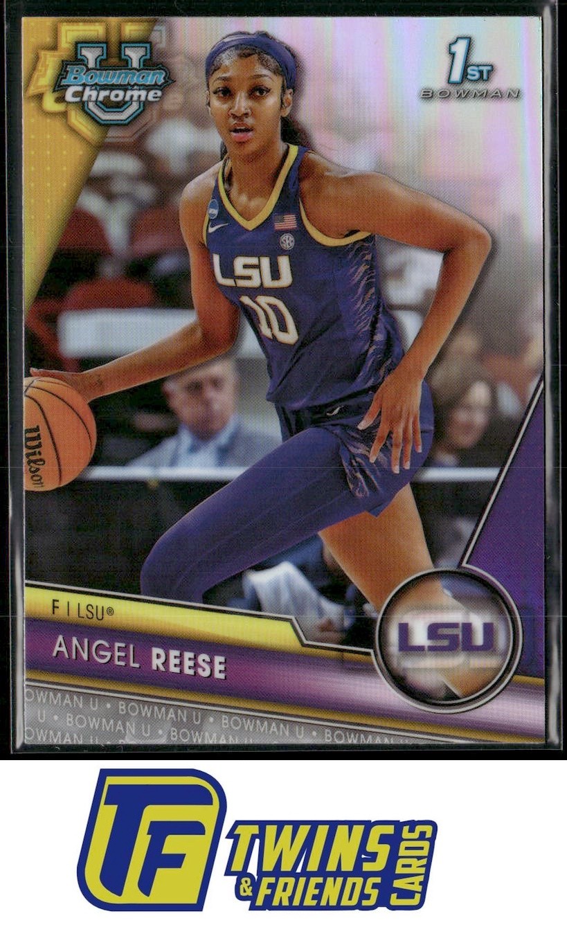 2023-24 Bowman University Chrome #49 Angel Reese Refractor