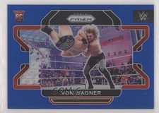 2022 Panini Prizm WWE Blue Prizm 153/199 Von Wagner #4 00e6