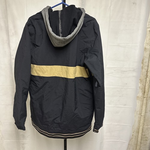 Burton Dry Ride Snowboard Jacket Hooded Men’s Size Large Black Gold E1 - Picture 10 of 16