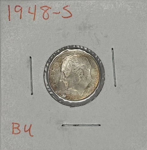 1948-S BU Roosevelt Dime