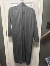 Free People FP BEACH Bicoastal Duster Cardigan in Heather Charcoal Size XS
