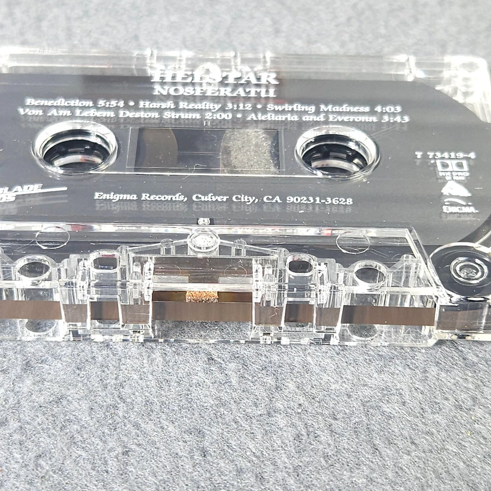 Helstar Nosferatu Cassette 1989 Metal Blade Records - Image 3 of 4