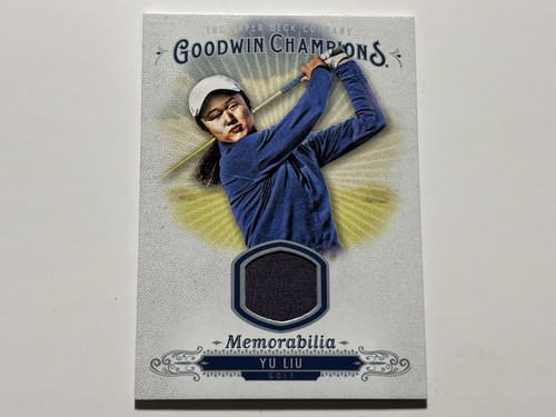 2018 Upper Deck Goodwin Champions Tournament-Used Memorabila Yu Liu