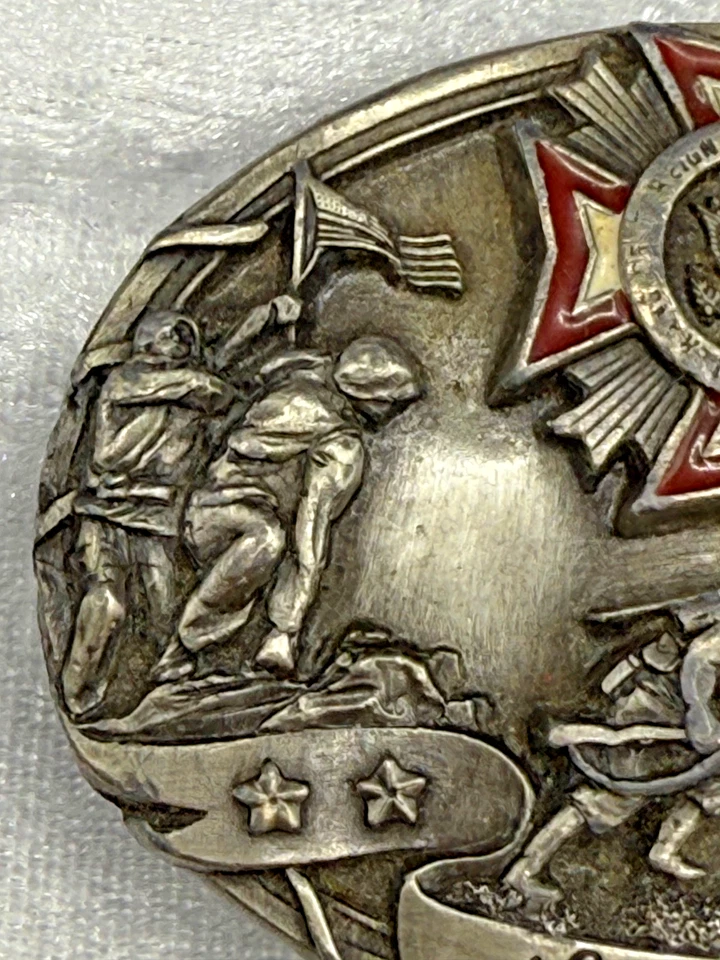 Hebilla de cinturón militar vintage en estado bastante bueno hebilla de cinturón para miembros de la vida Foto 2 de 4